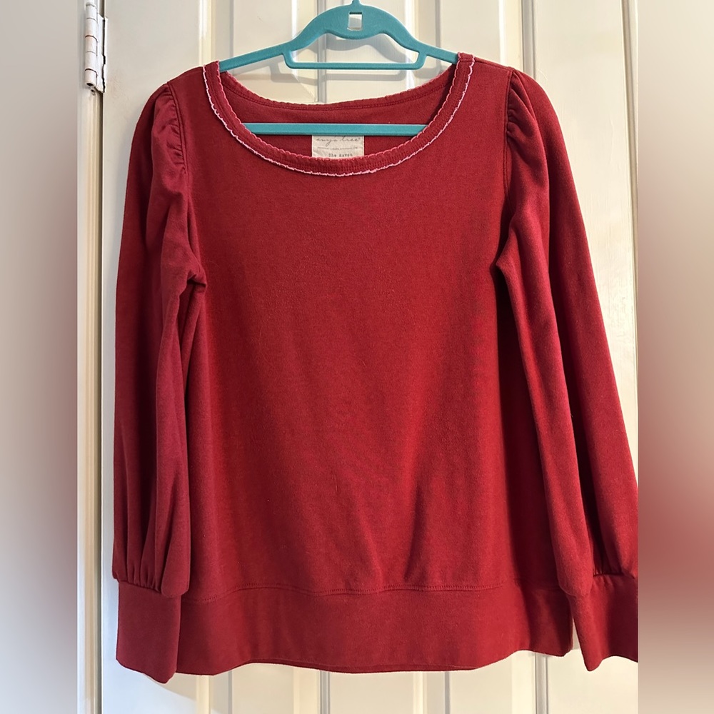 Evy’s Tree - “The Haven” Sweatshirt in Red